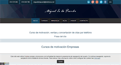 Desktop Screenshot of migueldelapuente.com